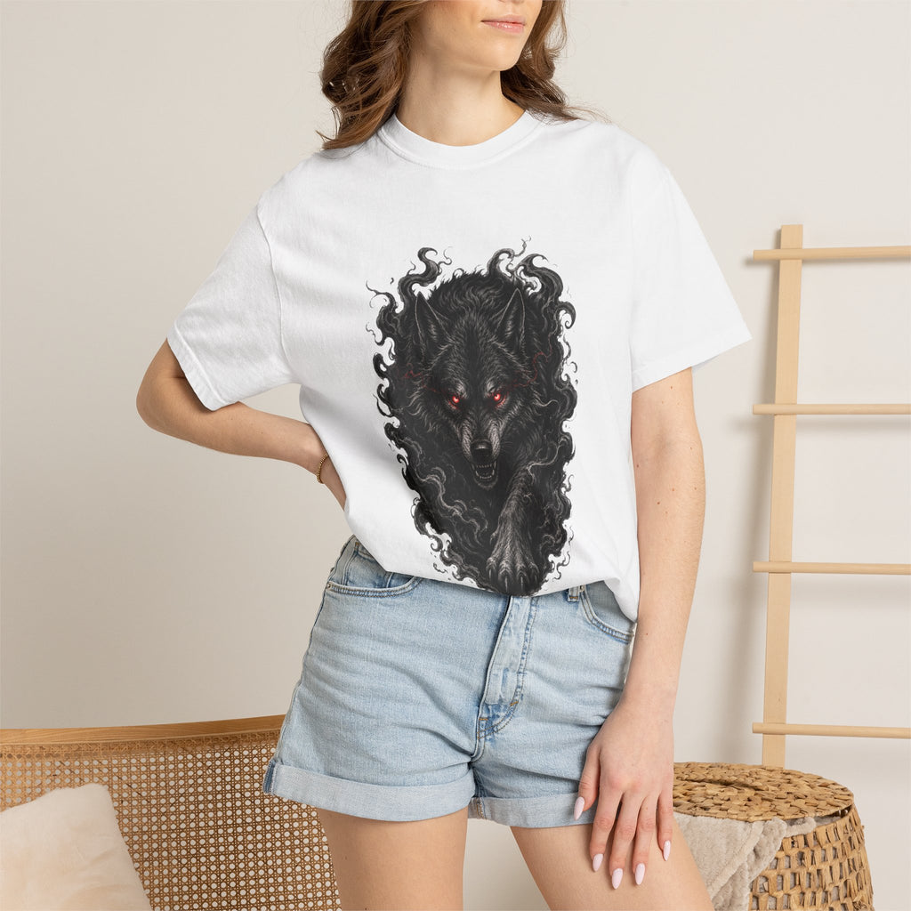 Wolf Spirit T-Shirt — Dark Mystic Wolf Graphic Tee