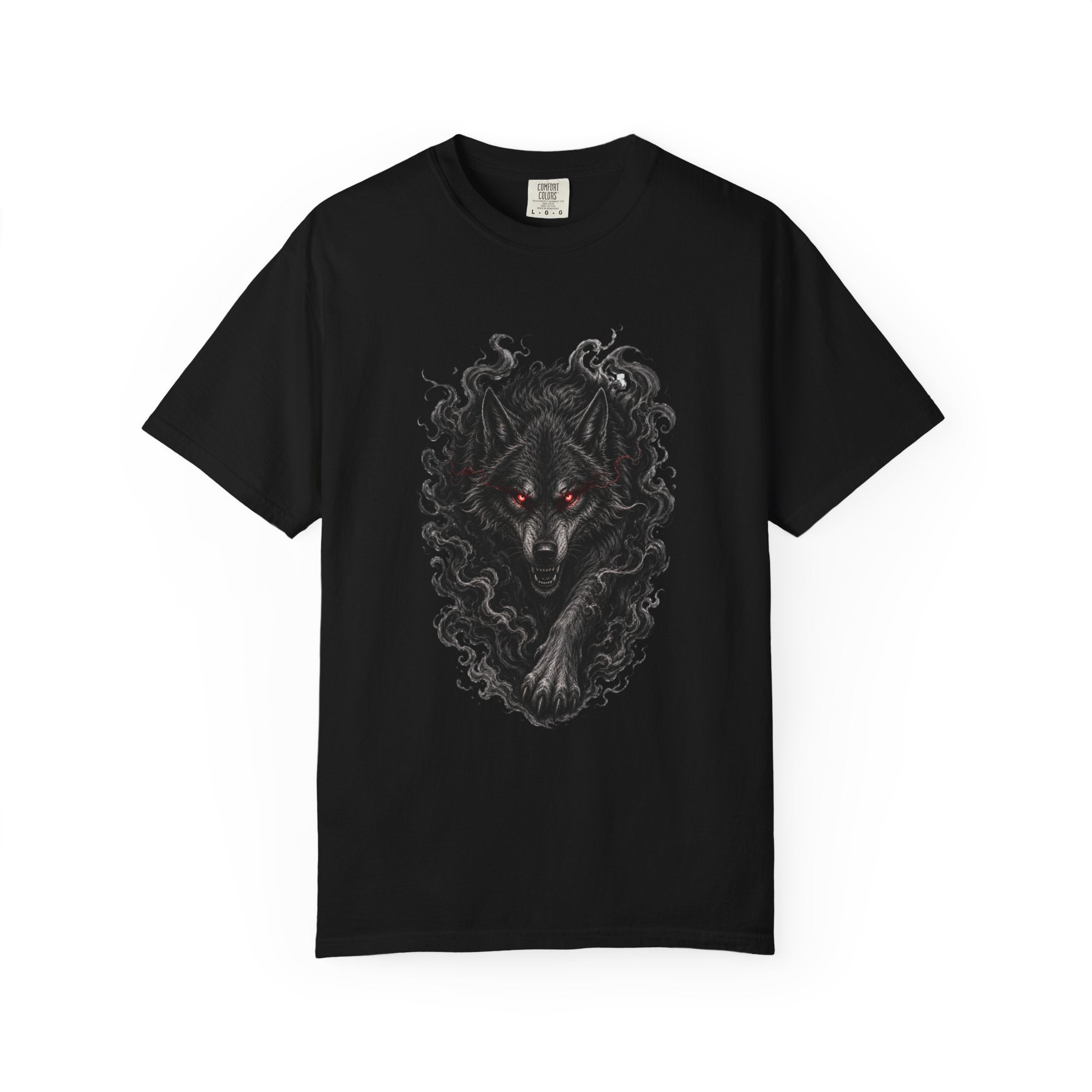 Wolf Spirit T-Shirt — Dark Mystic Wolf Graphic Tee