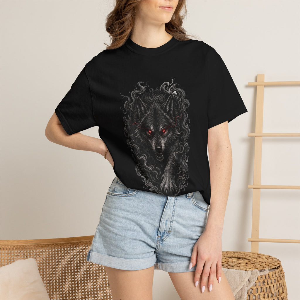 Wolf Spirit T-Shirt — Dark Mystic Wolf Graphic Tee