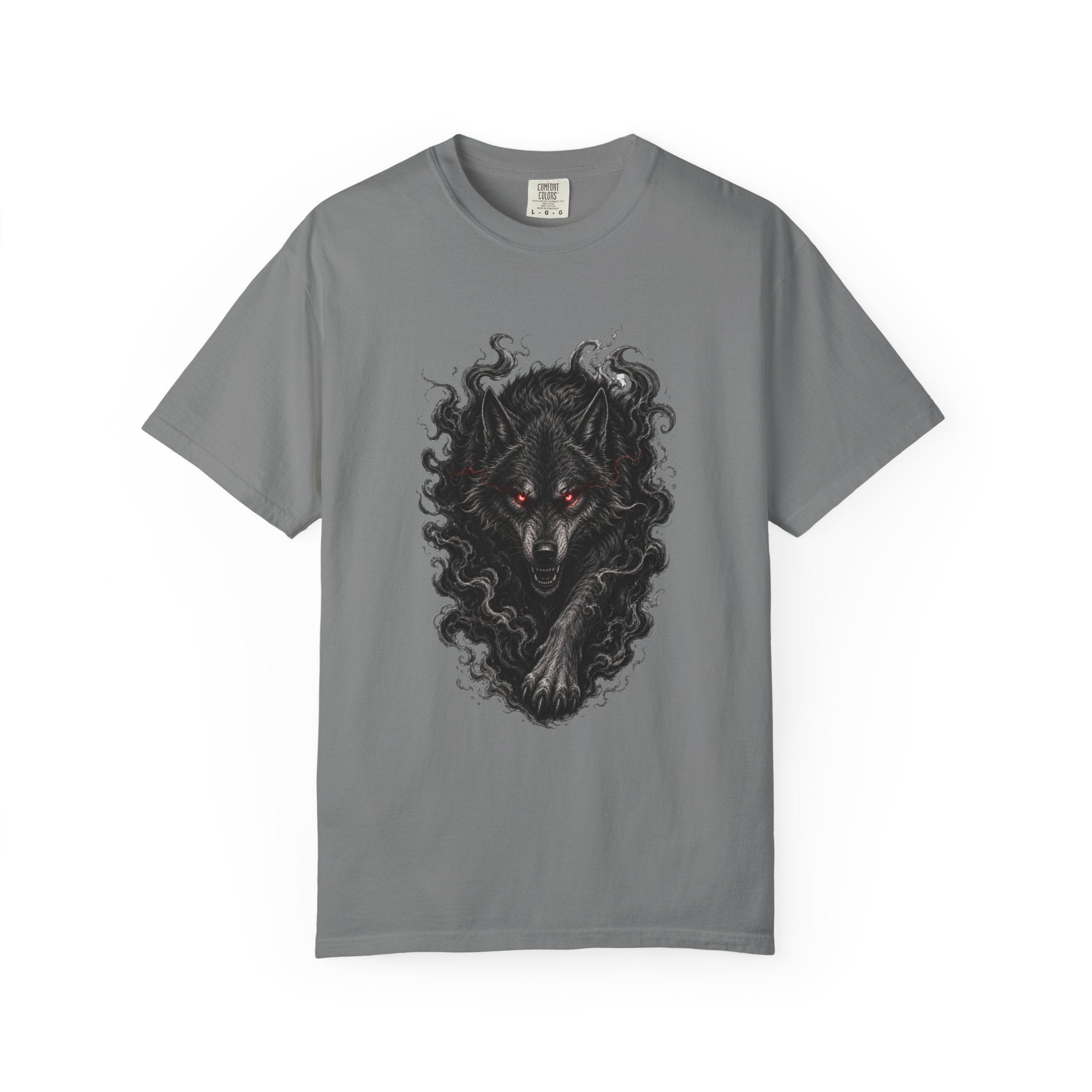Wolf Spirit T-Shirt — Dark Mystic Wolf Graphic Tee