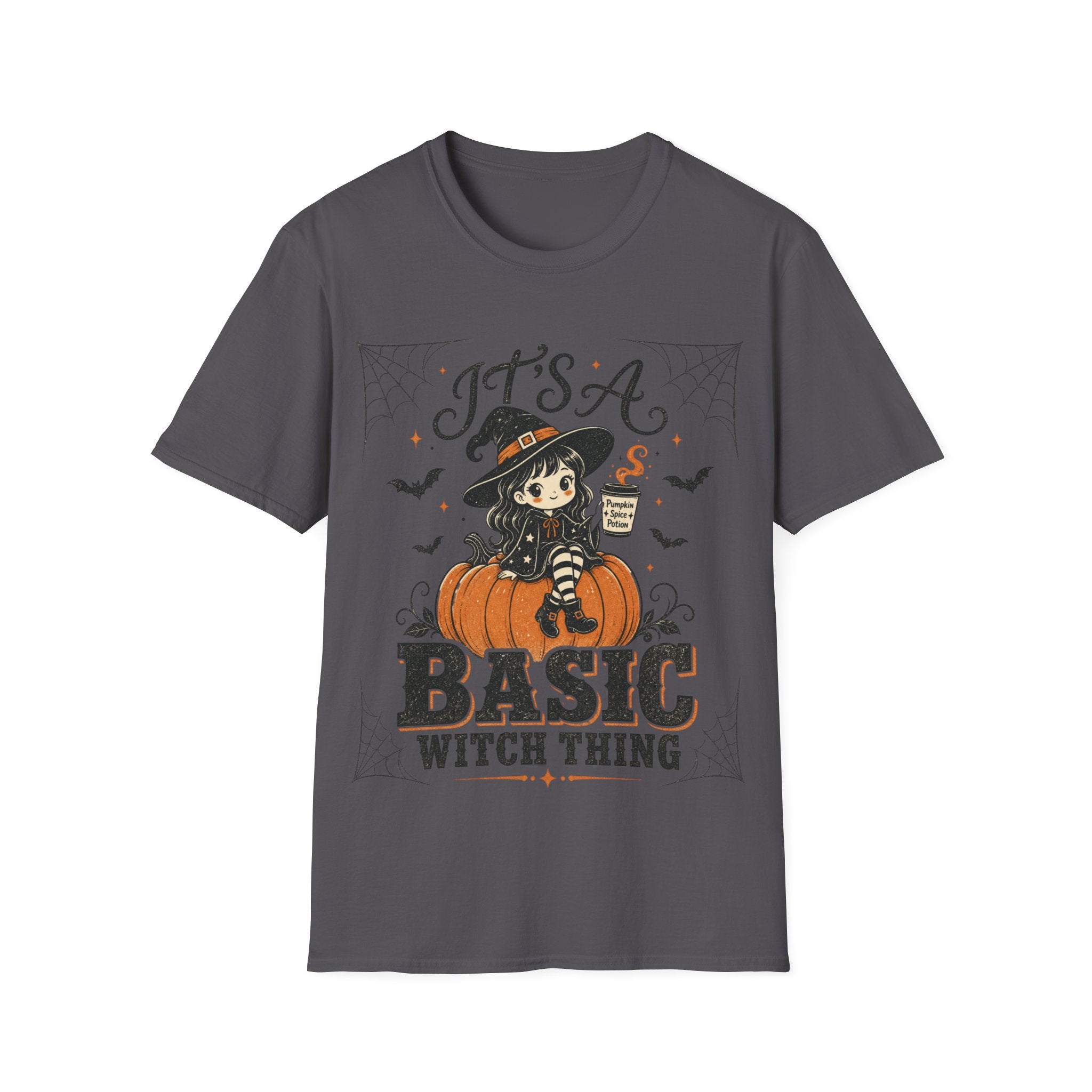 T-Shirt — "It's A Basic Witch Thing" Cute Halloween Witch Tee