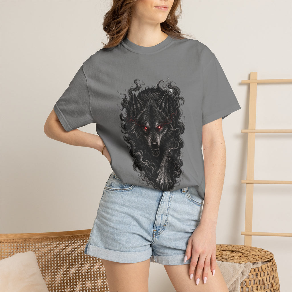 Wolf Spirit T-Shirt — Dark Mystic Wolf Graphic Tee